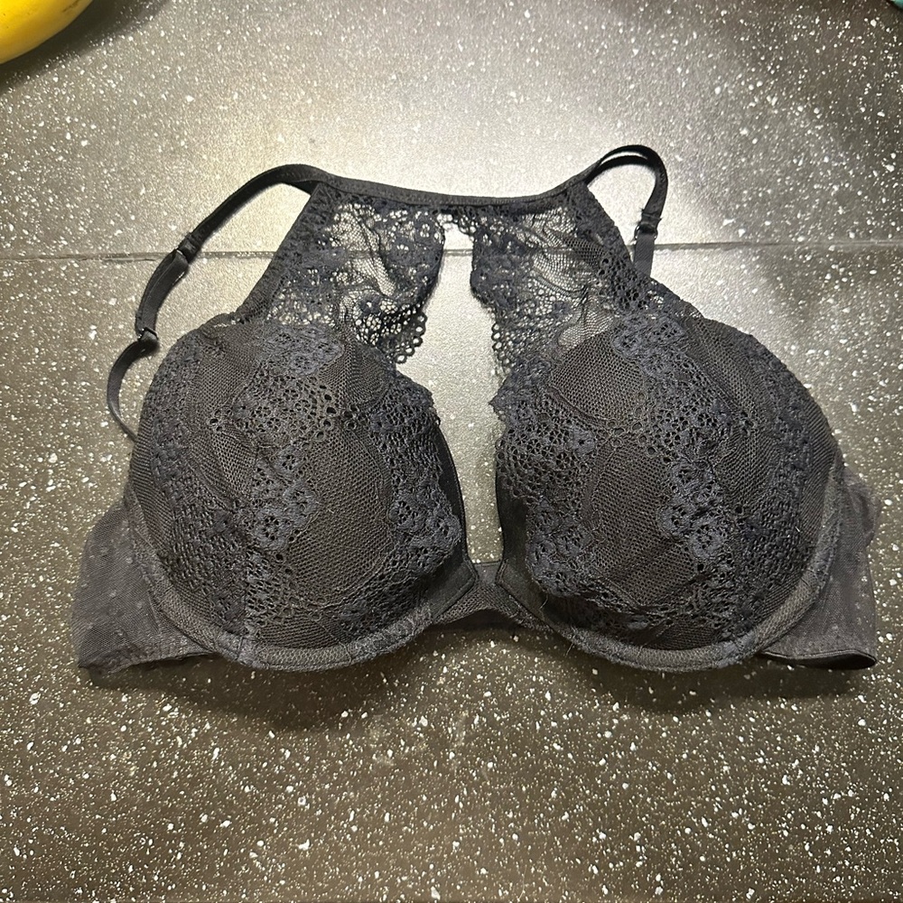 Adore Me Black Lace Bra